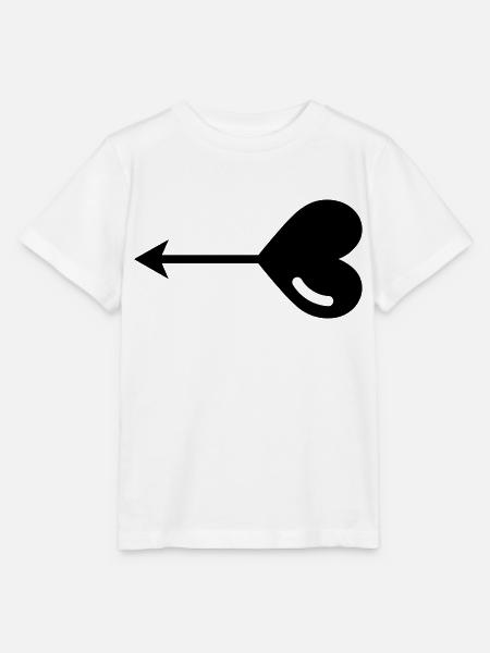 Herz-Pfeil - Stanley/Stella Kinder T-Shirt MINI CREATOR - Weiß