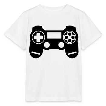 manette de jeux vidéo - T-shirt bio MINI CREATOR Stanley/Stella Enfant - blanc - Devant - Maike (125cm)