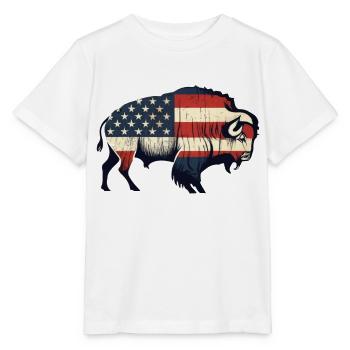 Bison - T-shirt bio MINI CREATOR Stanley/Stella Enfant - blanc - Devant - Maike (125cm)