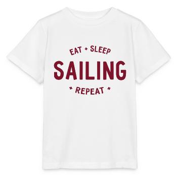 Manger dormir Naviguer Répéter - T-shirt bio MINI CREATOR Stanley/Stella Enfant - blanc - Devant - Maike (125cm)