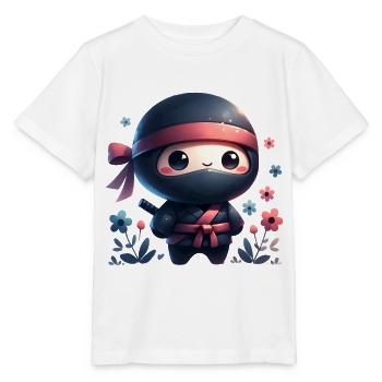 Ninja - T-shirt bio MINI CREATOR Stanley/Stella Enfant - blanc - Devant - Maike (125cm)