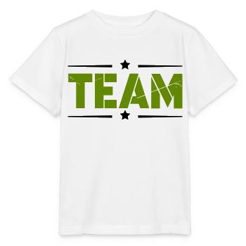 Équipe - T-shirt bio MINI CREATOR Stanley/Stella Enfant - blanc - Devant - Maike (125cm)