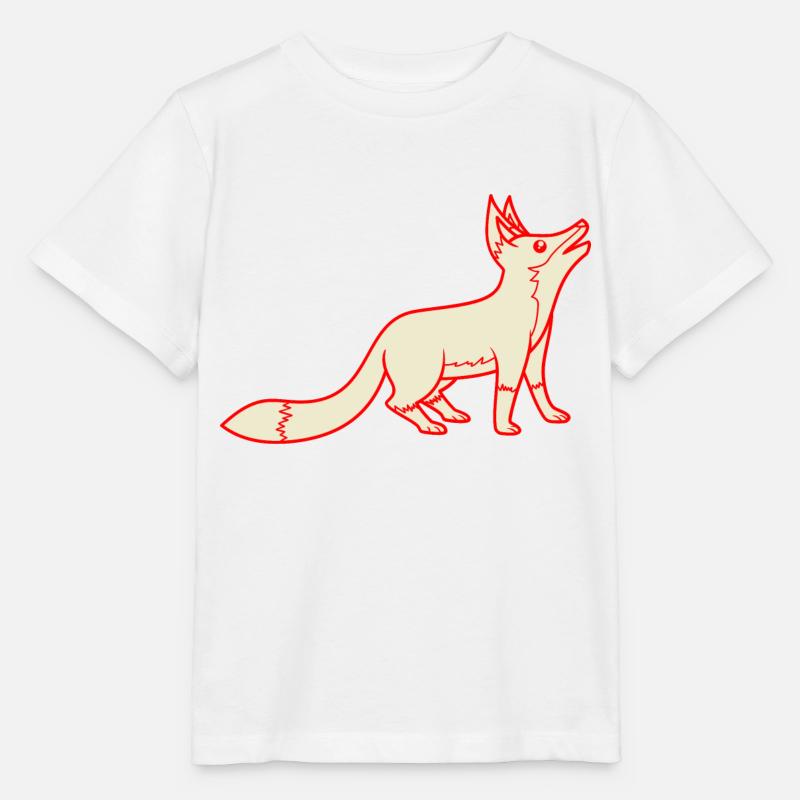 Renard - T-shirt bio MINI CREATOR Stanley/Stella Enfant - blanc