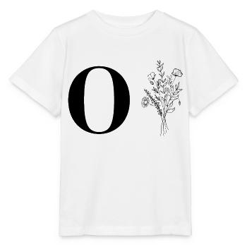 Minimalistische Blumen - Stanley/Stella Kinder T-Shirt MINI CREATOR  - Weiß - Vorne - Maike (125cm)