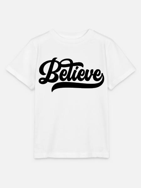 Glaube - Stanley/Stella Kinder T-Shirt MINI CREATOR  - Weiß