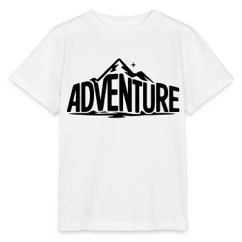 🏔 ADVENTURE – Hörst du den Ruf der Berge? - Stanley/Stella Kinder T-Shirt MINI CREATOR  - Weiß - Vorne - Maike (125cm)