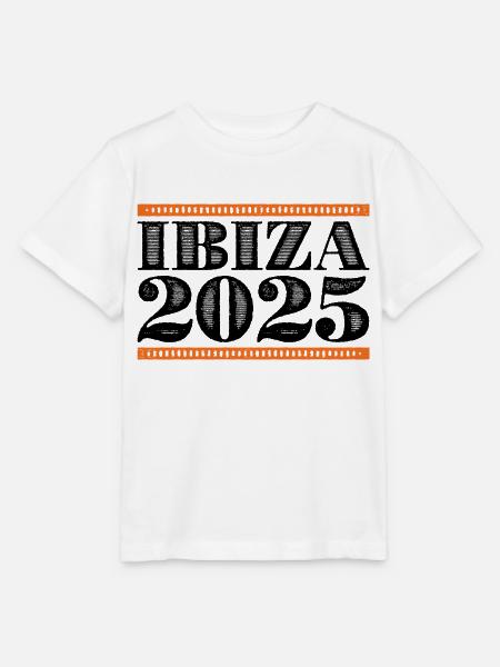 Ibiza 2025 - Stanley/Stella Kinder T-Shirt MINI CREATOR - Weiß