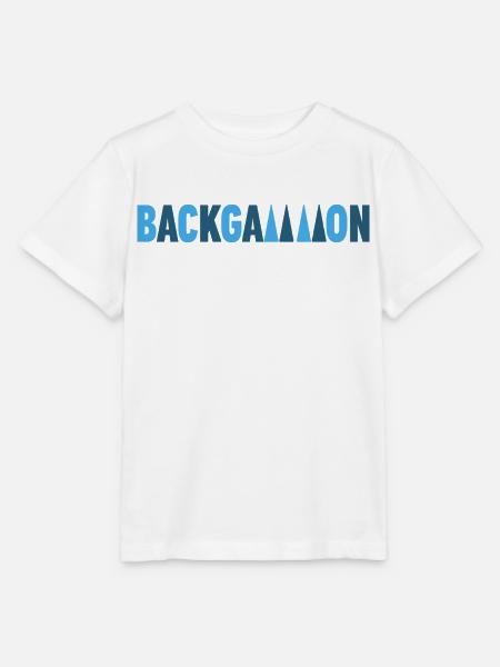 Backgammon - Stanley/Stella Kinder T-Shirt MINI CREATOR  - Weiß