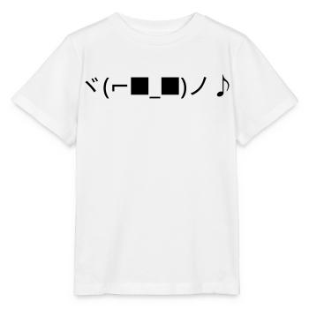 Lunettes de soleil dansantes ヾ(⌐■_■)ノ♪ - T-shirt bio MINI CREATOR Stanley/Stella Enfant - blanc - Devant - Maike (125cm)