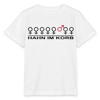 hahn im korb - Stanley/Stella Kinder T-Shirt MINI CREATOR  - Weiß - Vorne - Maike (125cm)