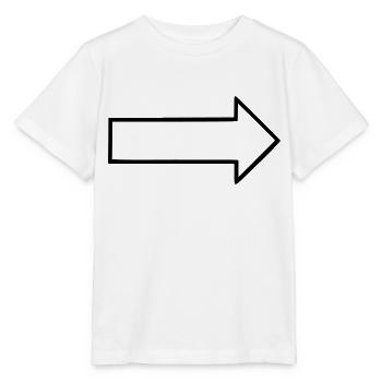 Pfeil - Stanley/Stella Kinder T-Shirt MINI CREATOR  - Weiß - Vorne - Maike (125cm)