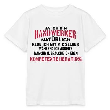 Handwerker Beratung - Stanley/Stella Kinder T-Shirt MINI CREATOR  - Weiß - Vorne - Maike (125cm)