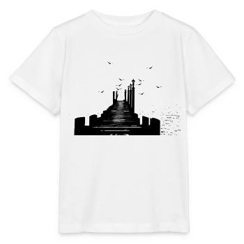 Meer - Stanley/Stella Kinder T-Shirt MINI CREATOR  - Weiß - Vorne - Maike (125cm)