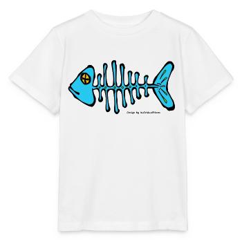 Fish bone - Stanley/Stella MINI CREATOR Kids’ T-Shirt - white - Front - Maike (125cm)