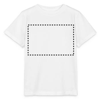dashed_square_1c - Stanley/Stella Kinder T-Shirt MINI CREATOR  - Weiß - Vorne - Maike (125cm)