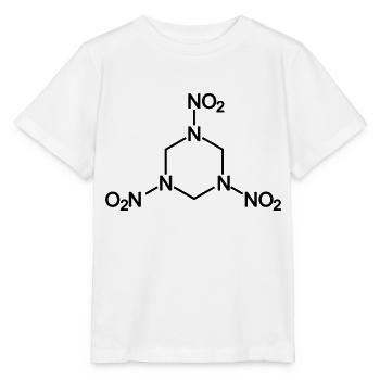 C4 explosives RDX - Stanley/Stella MINI CREATOR Kids’ T-Shirt - white - Front - Maike (125cm)