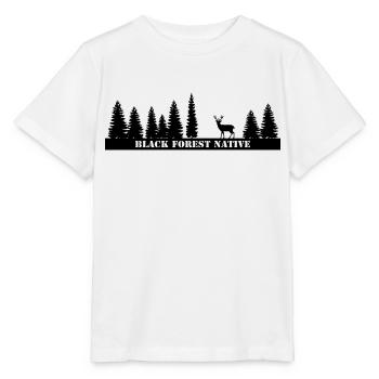 Forêt Noire indigène - T-shirt bio MINI CREATOR Stanley/Stella Enfant - blanc - Devant - Maike (125cm)