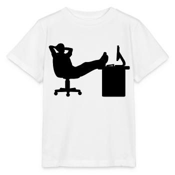 Boss relax - Stanley/Stella Kinder T-Shirt MINI CREATOR  - Weiß - Vorne - Maike (125cm)