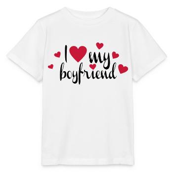 boyfriend - Stanley/Stella MINI CREATOR Kids’ T-Shirt - white - Front - Maike (125cm)