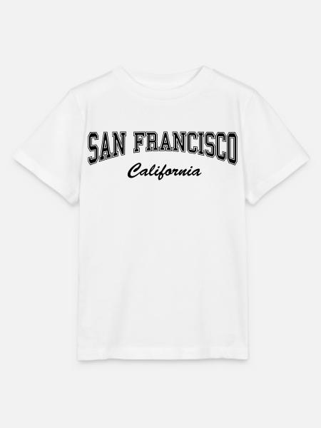 san_francisco_california - Stanley/Stella MINI CREATOR Kids’ T-Shirt - white