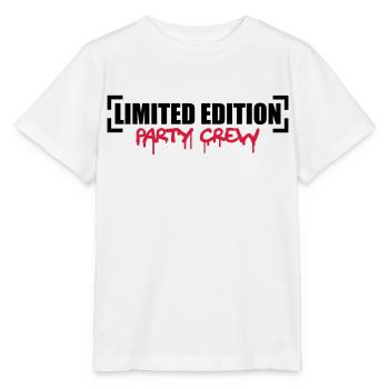 Limited Edition Party Crew Design - Stanley/Stella Kinder T-Shirt MINI CREATOR  - Weiß - Vorne - Maike (125cm)