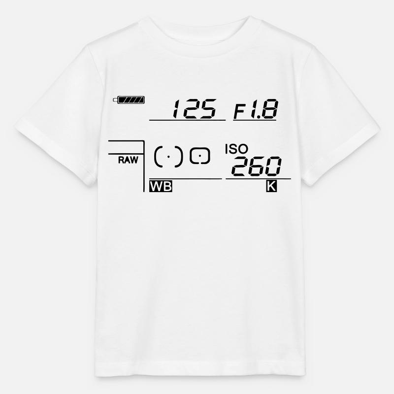 Kamera - Display - Stanley/Stella Kinder T-Shirt MINI CREATOR  - Weiß