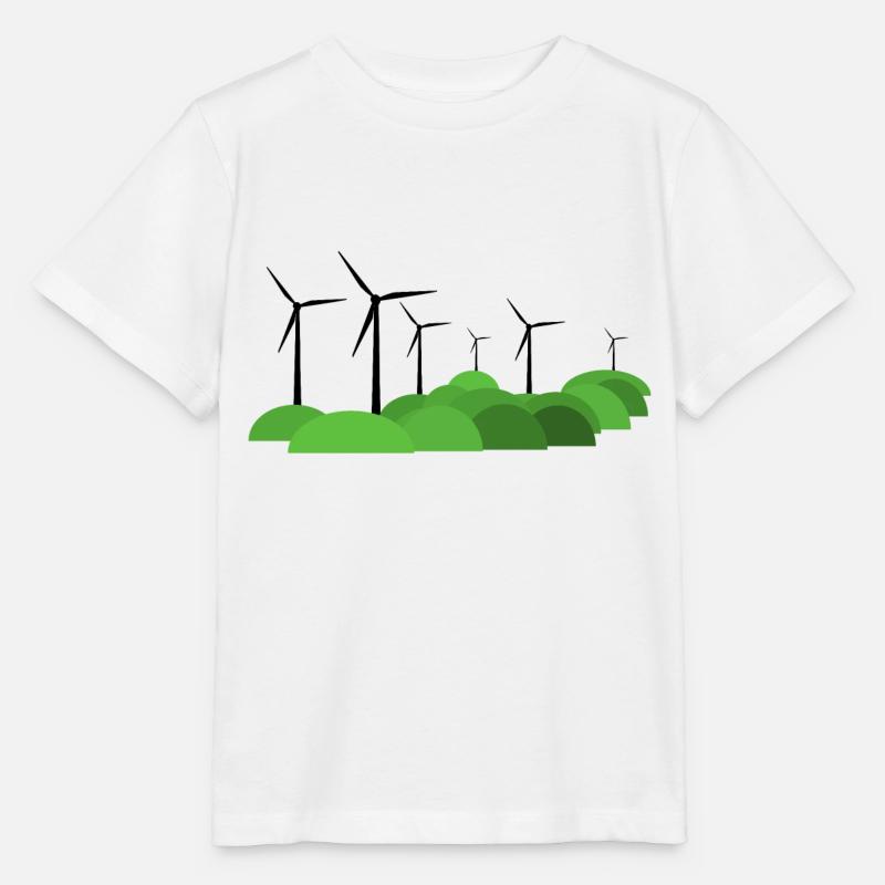 Windrad - Stanley/Stella Kinder T-Shirt MINI CREATOR  - Weiß