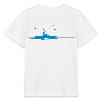 Sport - Paddeln 1er - Stanley/Stella Kinder T-Shirt MINI CREATOR  - Weiß - Vorne - Maike (125cm)