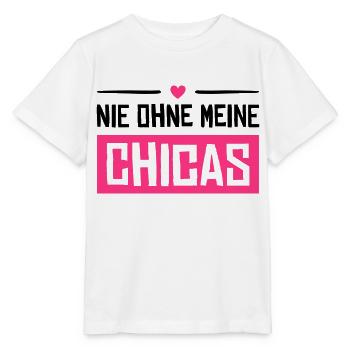 nie ohne meine chicas - Stanley/Stella Kinder T-Shirt MINI CREATOR  - Weiß - Vorne - Maike (125cm)