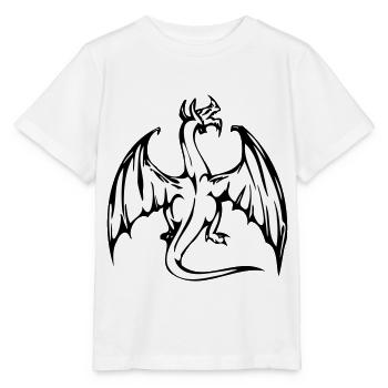Dragon 002 - Stanley/Stella Kinder T-Shirt MINI CREATOR  - Weiß - Vorne - Maike (125cm)