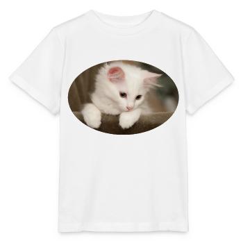 Kitten - Stanley/Stella MINI CREATOR Kids’ T-Shirt - white - Front - Maike (125cm)