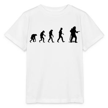 Firefighter Evolution Volunteer Fire Department - Stanley/Stella MINI CREATOR Kids’ T-Shirt - white - Front - Maike (125cm)