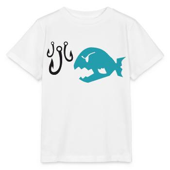 mad fish - Stanley/Stella MINI CREATOR Kids’ T-Shirt - white - Front - Maike (125cm)