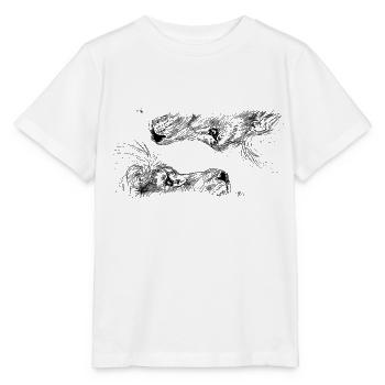 Double lion - T-shirt bio MINI CREATOR Stanley/Stella Enfant - blanc - Devant - Maike (125cm)