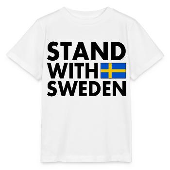 Suède - T-shirt bio MINI CREATOR Stanley/Stella Enfant - blanc - Devant - Maike (125cm)