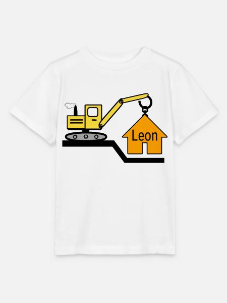 Bagger - Stanley/Stella Kinder T-Shirt MINI CREATOR  - Weiß