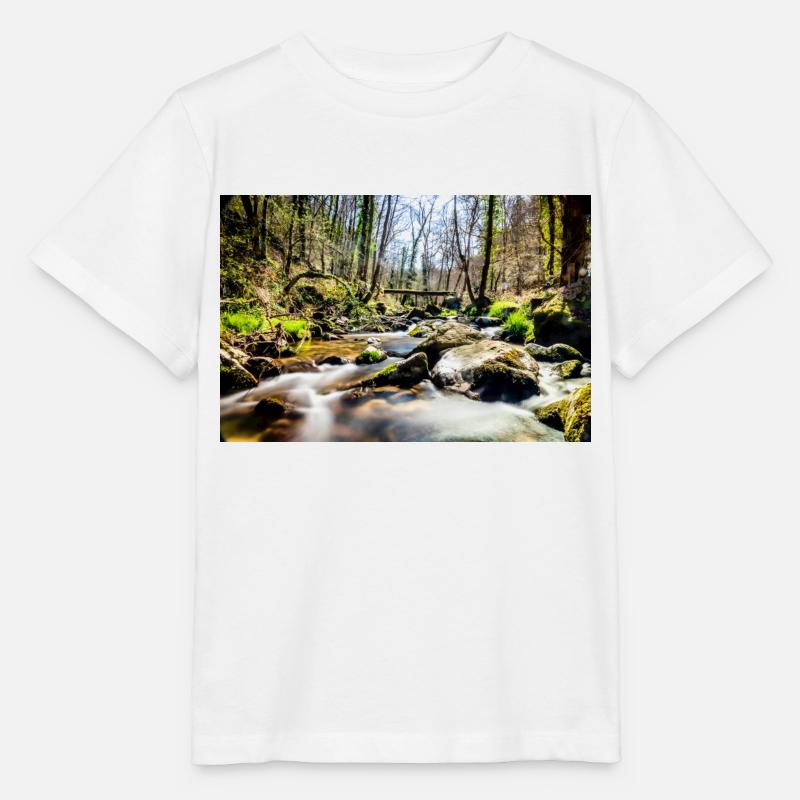 riviere - T-shirt bio MINI CREATOR Stanley/Stella Enfant - blanc