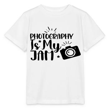 Photography Is My Jam - Stanley/Stella MINI CREATOR Kids’ T-Shirt - white - Front - Maike (125cm)