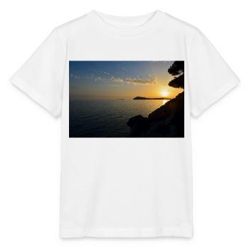 Sonnenuntergang - Stanley/Stella Kinder T-Shirt MINI CREATOR  - Weiß - Vorne - Maike (125cm)