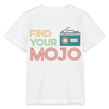 Find Your Mojo Colourful Violet Pink Retro Font - Stanley/Stella MINI CREATOR Kids’ T-Shirt - white - Front - Maike (125cm)