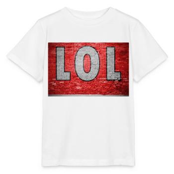 Lol Graffiti Mur de briques - T-shirt bio MINI CREATOR Stanley/Stella Enfant - blanc - Devant - Maike (125cm)