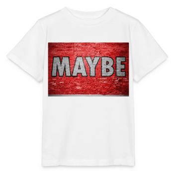 Maybe Brick Wall Graffiti - Stanley/Stella MINI CREATOR Kids’ T-Shirt - white - Front - Maike (125cm)