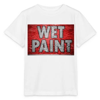 Wet Paint Brick Wall Graffiti - Stanley/Stella MINI CREATOR Kids’ T-Shirt - white - Front - Maike (125cm)