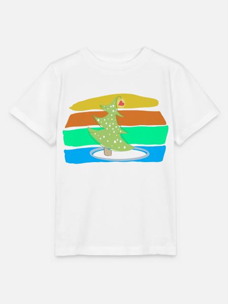 Weihnachtsbaum - Stanley/Stella Kinder T-Shirt MINI CREATOR - Weiß