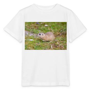 European ground squirrel also souslik Ziesel - Stanley/Stella MINI CREATOR Kids’ T-Shirt - white - Front - Maike (125cm)
