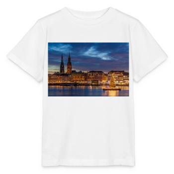 Binnenalster - Stanley/Stella Kinder T-Shirt MINI CREATOR  - Weiß - Vorne - Maike (125cm)