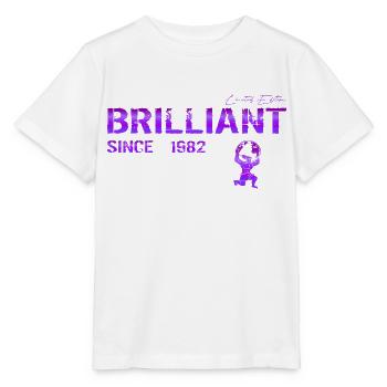 Brilliant since 1982 - Stanley/Stella Kinder T-Shirt MINI CREATOR  - Weiß - Vorne - Maike (125cm)