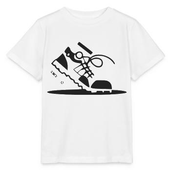 Chaussure de randonnée - T-shirt bio MINI CREATOR Stanley/Stella Enfant - blanc - Devant - Maike (125cm)