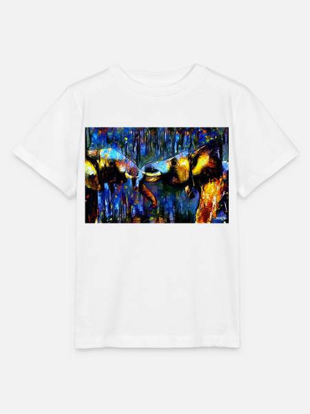 help for elephants 15 - Stanley/Stella Kinder T-Shirt MINI CREATOR  - Weiß