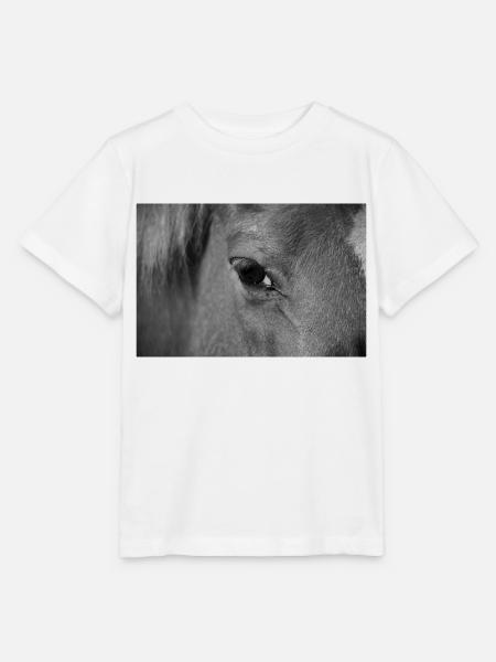 Pferdeauge - Stanley/Stella Kinder T-Shirt MINI CREATOR  - Weiß